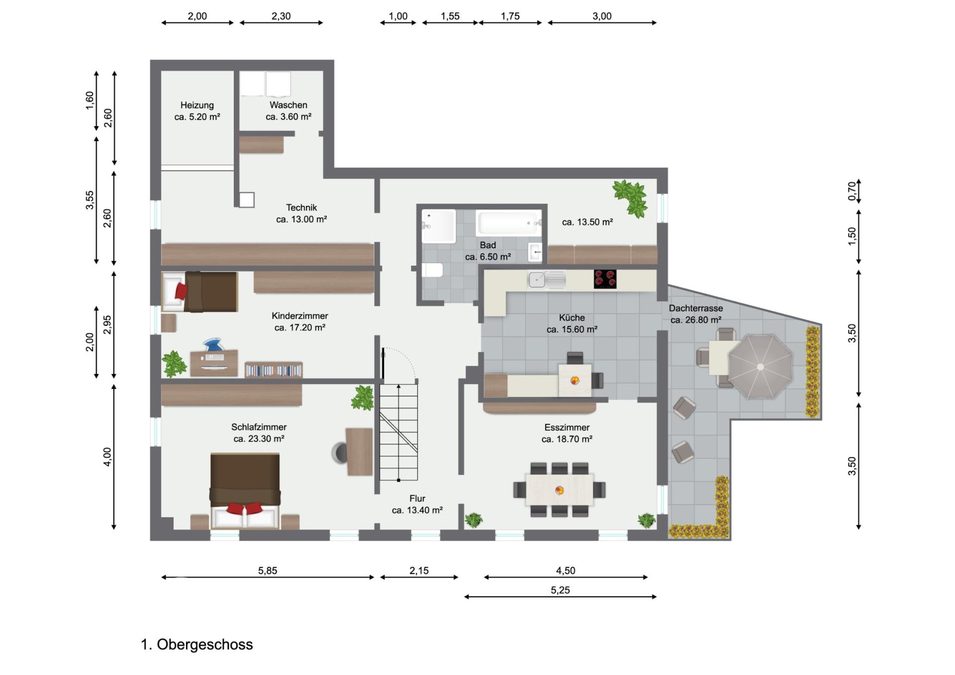 Grundriss 1.OG